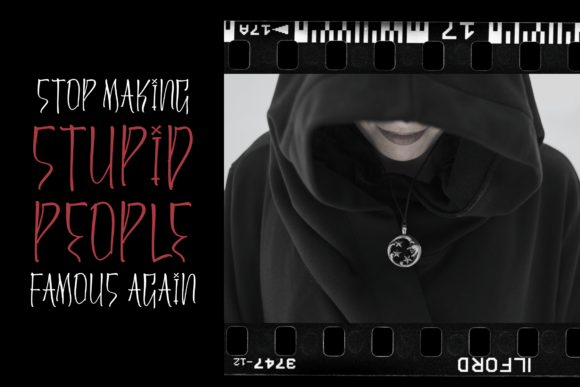 Hysteria Witcher Font PNG with transparent background - Preview 1
