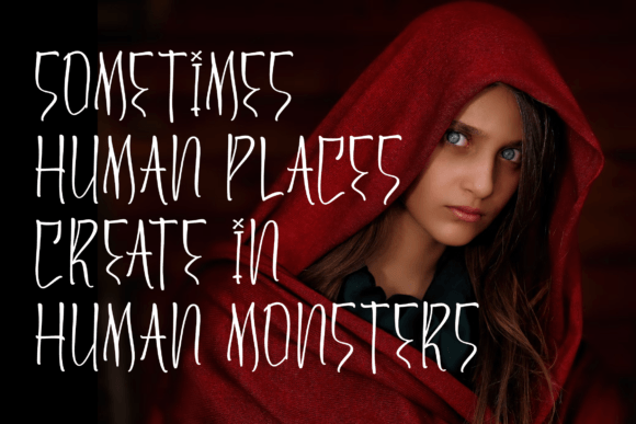 Hysteria Witcher Font PNG with transparent background - Preview 2
