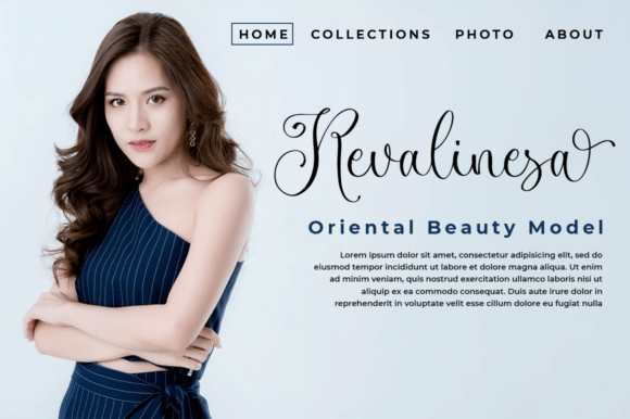 Lasignora Font PNG with transparent background - Preview 3