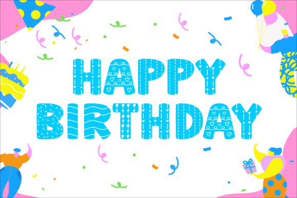 Lora Cute Font PNG with transparent background - Preview 1