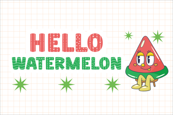 Lora Cute Font PNG with transparent background - Preview 2
