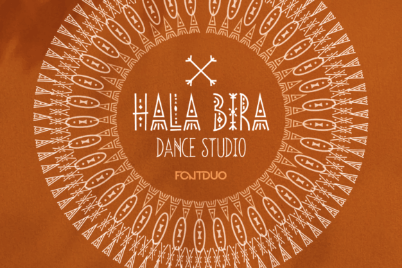Pista Font font preview - 6