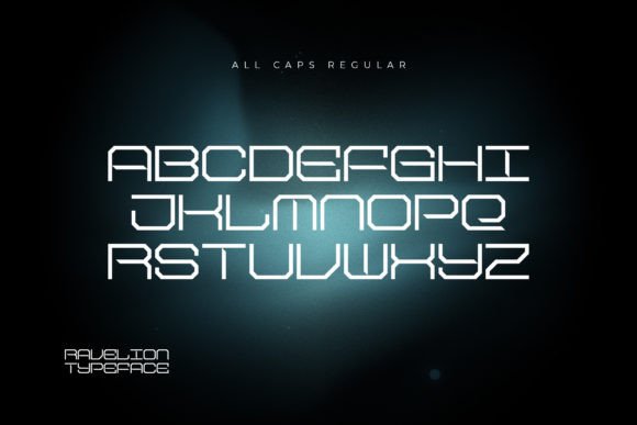 Ravelion Font PNG with transparent background - Preview 2