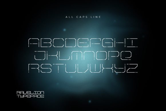 Ravelion Font PNG with transparent background - Preview 3