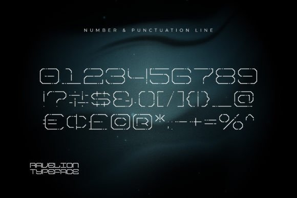 Ravelion Font PNG with transparent background - Preview 6