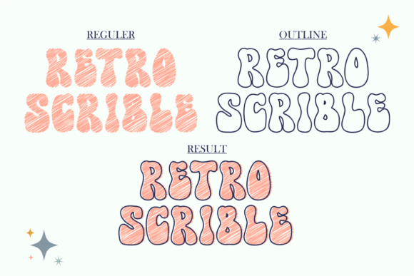 Retro Scrible Poster 2