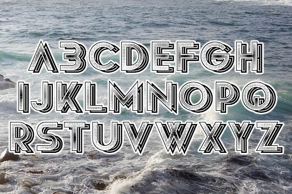Riviera Font PNG with transparent background - Preview 1