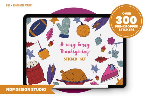 Thanksgiving - Digital Planner Stickers Graphic Illustrations By NDP Design Studio