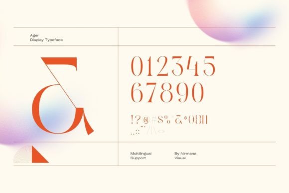 Ager Font - Preview 6