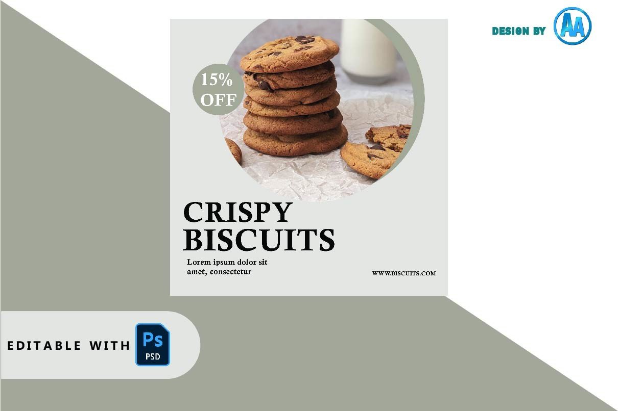 Biscuits - Instagram Template Graphic by athenaart05 · Creative Fabrica