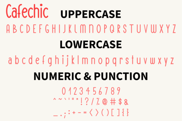 Cafechic Font - Preview 4