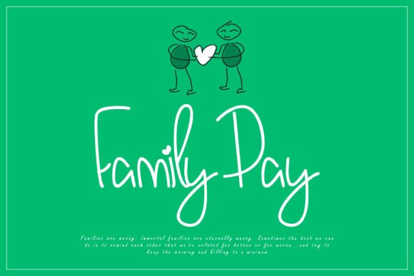 Derina Font PNG with transparent background - Preview 3