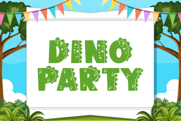 Dino Zack Font - Preview 3