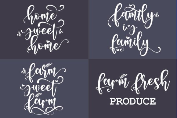 Farmhouse Font - Preview 1