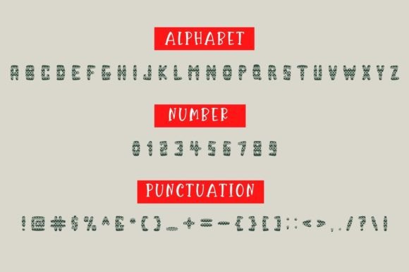 Funny Christmas Font PNG with transparent background - Preview 1