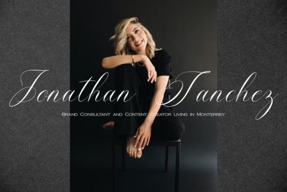 Leva Blackshear Font font preview - 3