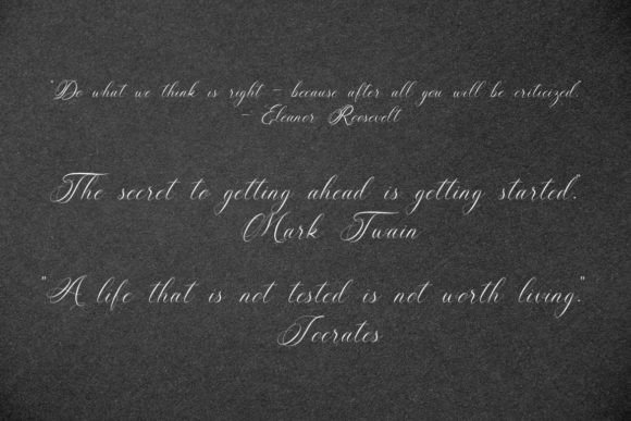 Leva Blackshear Font font preview - 6