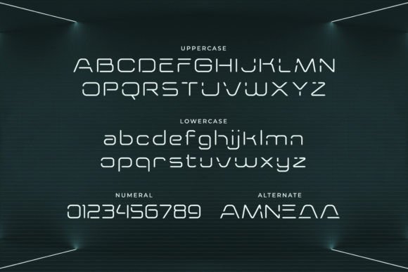 Methanerse Font PNG with transparent background - Preview 1