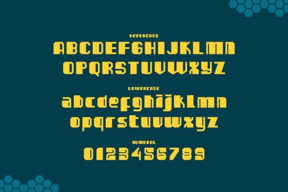 Netbee Font PNG with transparent background - Preview 1