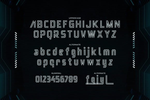 Roboridge Font PNG with transparent background - Preview 1