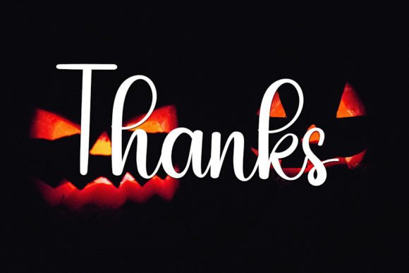 Smile Pumkin Font PNG with transparent background - Preview 4