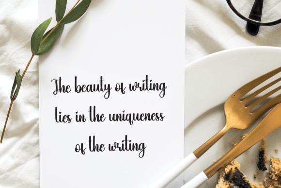 Angeline Font - Preview 2