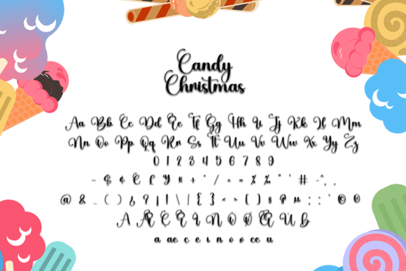 Candy Christmas Font - Preview 6