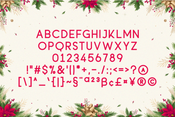 Christmas Domination Font - Preview 1