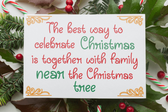 Christmas Memorable Font - Preview 3