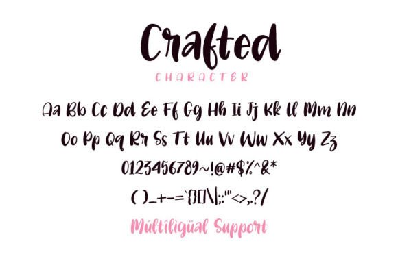 Crafted Font - Preview 1