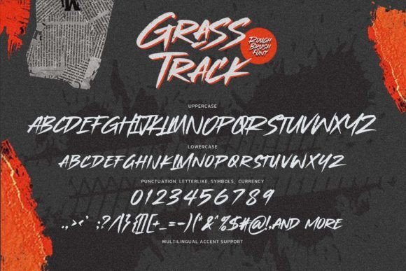 Grasstrack Font - Preview 5