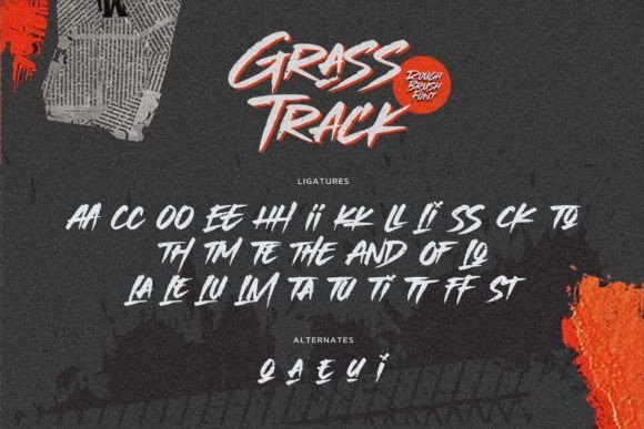 Grasstrack Font - Preview 6