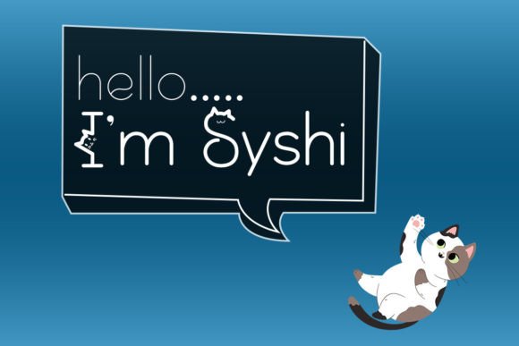 Oriental Cats Font PNG with transparent background - Preview 2