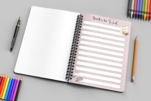 Reading Trackers, Book Planners Graphic by Aneta Design · Creative Fabrica