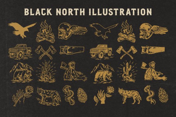 Black North Font - Preview 2