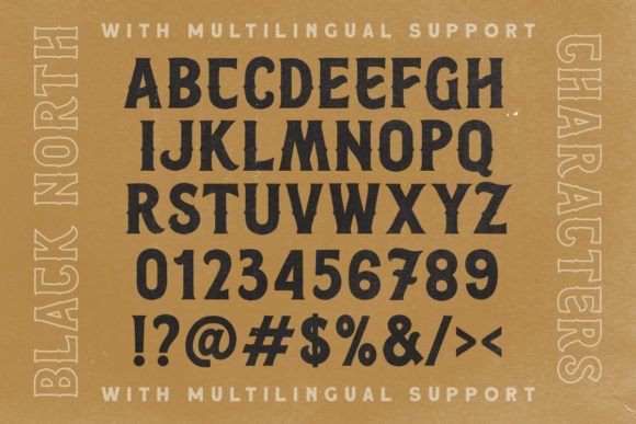 Black North Font - Preview 5