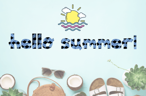 Blue Wave Font - Preview 3