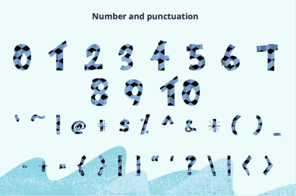 Blue Wave Font - Preview 4