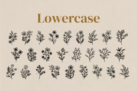 Flowering Font - Preview 1
