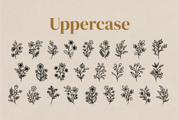 Flowering Font - Preview 2