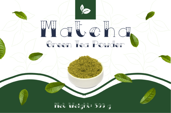 Matcha Tea Font PNG with transparent background - Preview 2