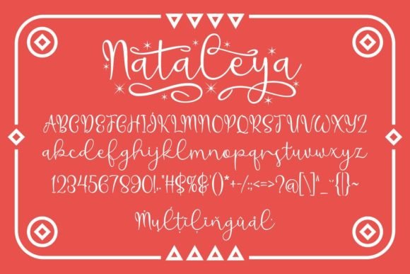 Nataleya Font PNG with transparent background - Preview 2