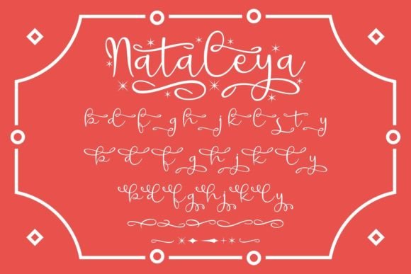 Nataleya Font PNG with transparent background - Preview 3