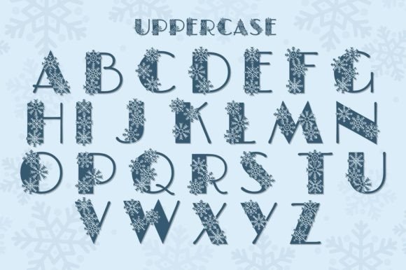 Snow Christmas Font font preview - 1