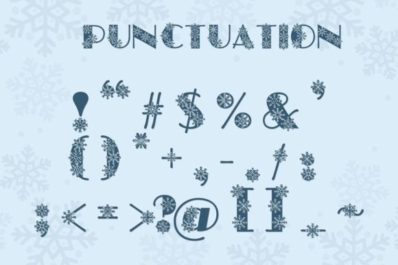 Snow Christmas Font font preview - 3