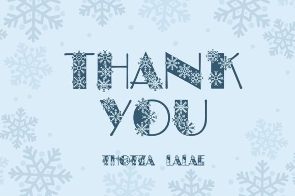 Snow Christmas Font font preview - 4