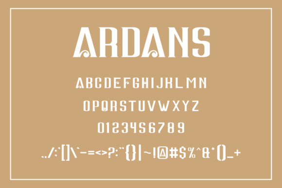 Ardans Font - Preview 3