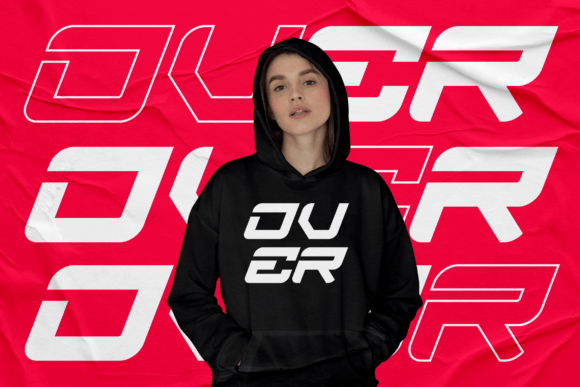 Brake Disc Font - Preview 1