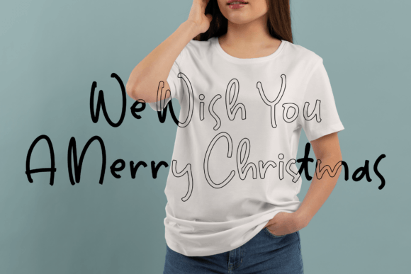 Christmas Tree Font - Preview 4