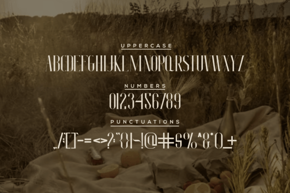 Eivomena Font PNG with transparent background - Preview 2